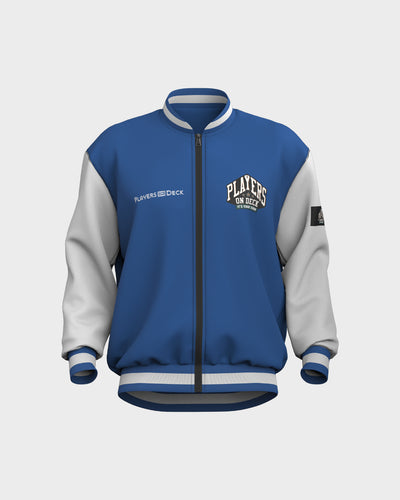 Mens Bomber Jacket - Blue