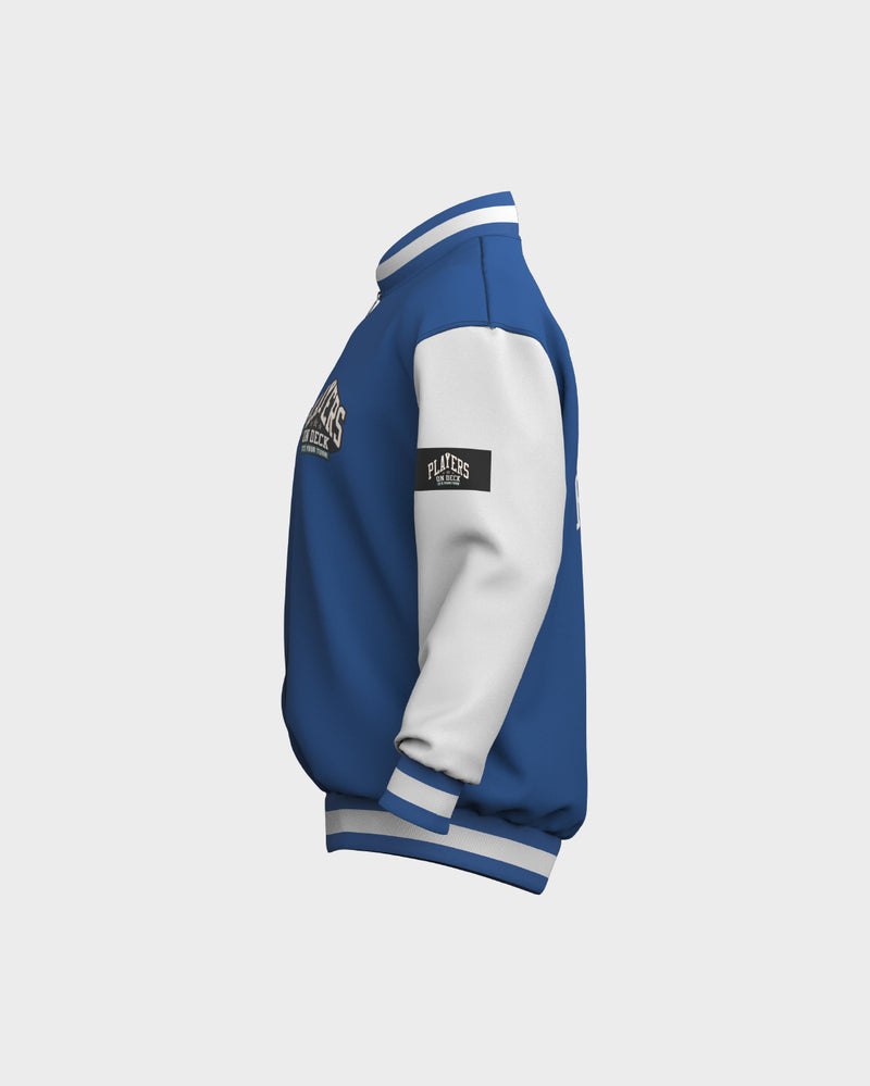 Mens Bomber Jacket - Blue