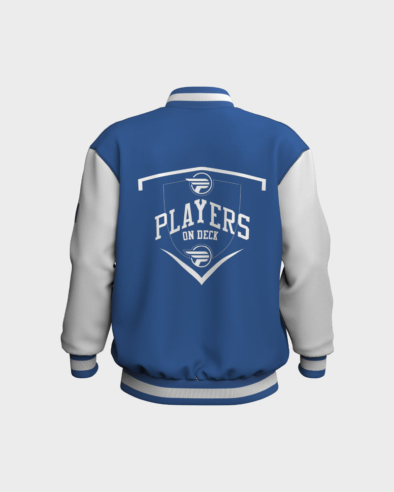 Mens Bomber Jacket - Blue