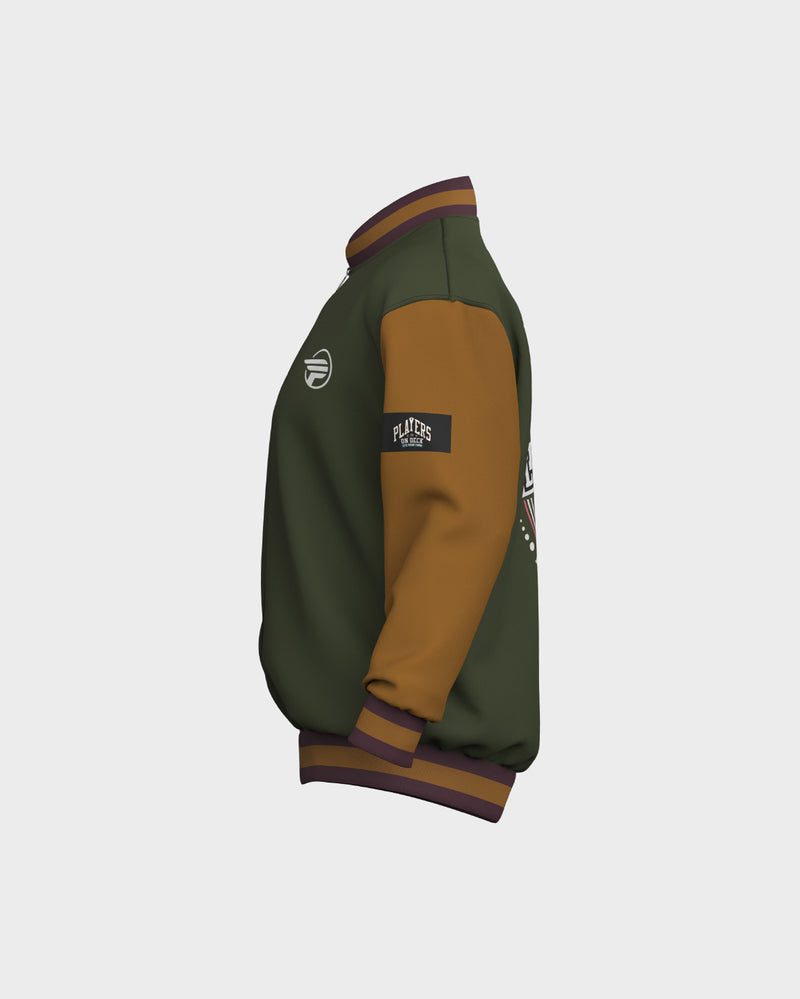 Mens Bomber Jacket - Olive