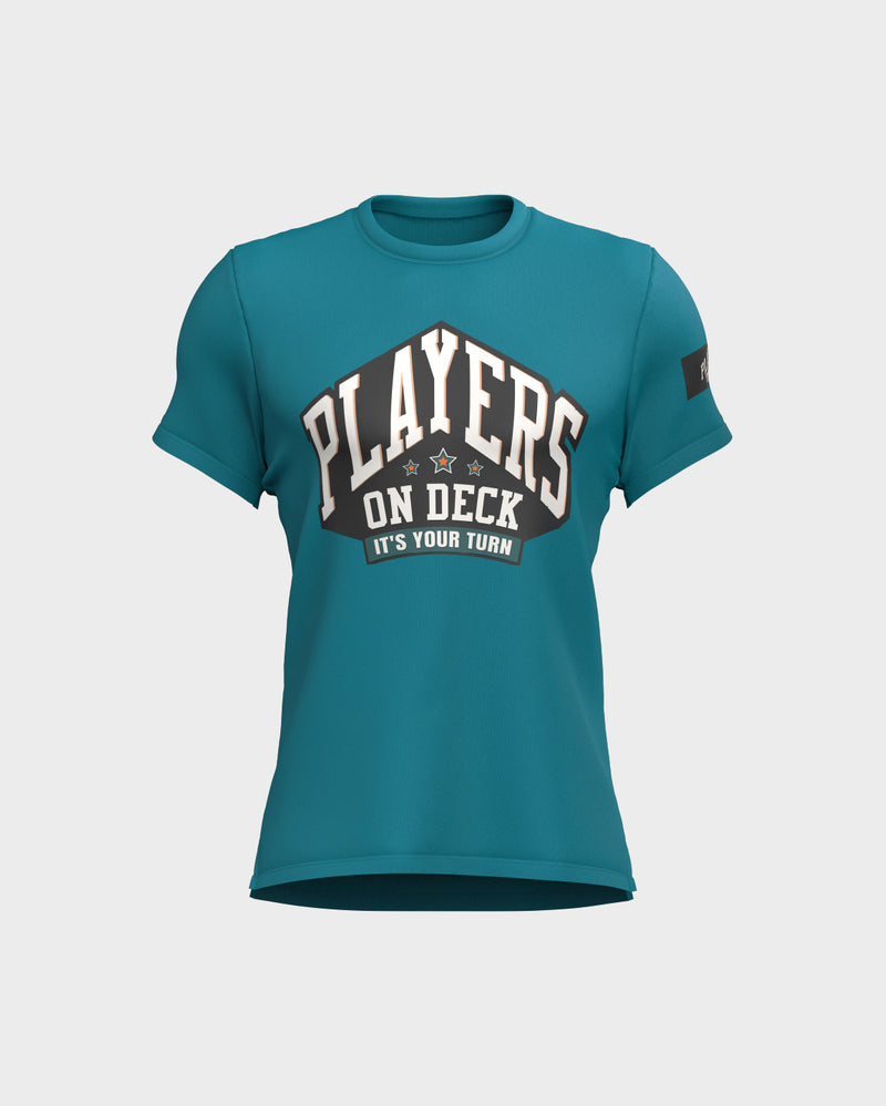 Mens Set In Sleeve Graphic Tee - Teal